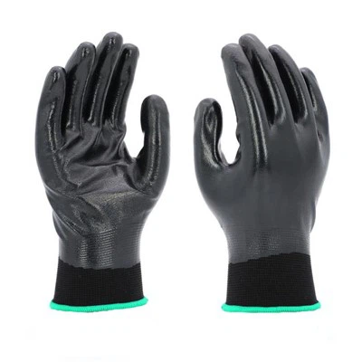 15G Ingwanti Nitril Iswed tal-Polyester Dipped Sħiħ